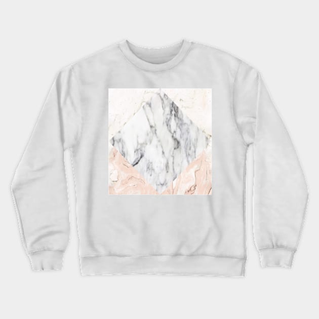 Marble Pattern Crewneck Sweatshirt by JuliesDesigns